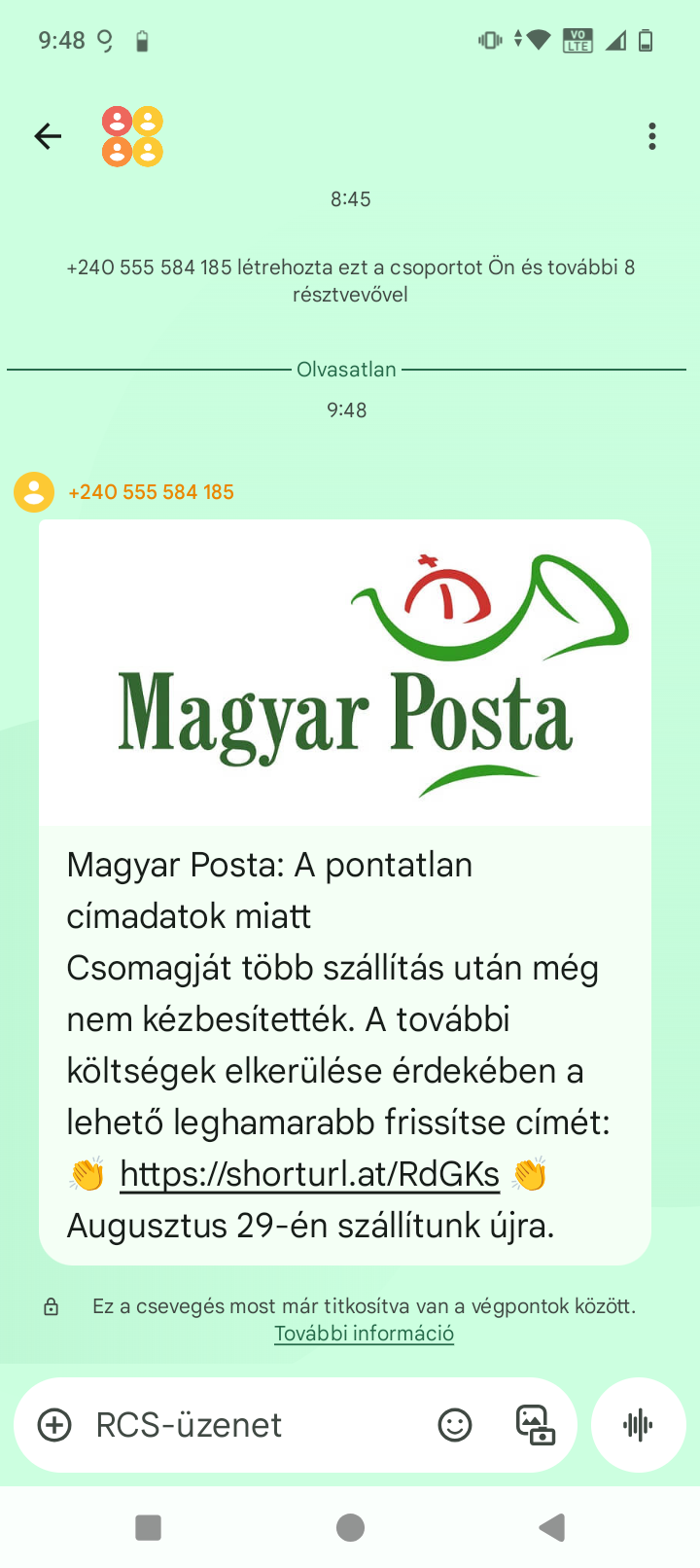 megtévesztő hivatkozás