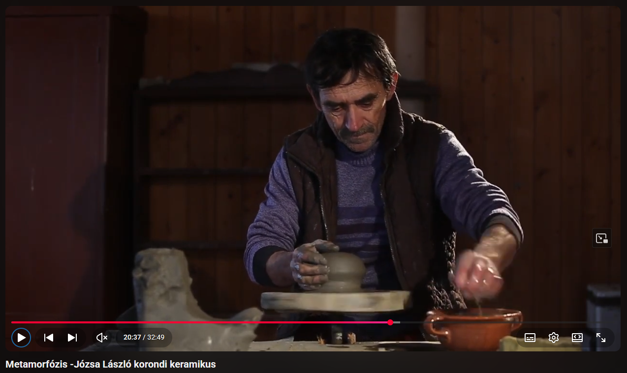 Metamorfózis - Józsa László korondi keramikus - YouTube screenshot