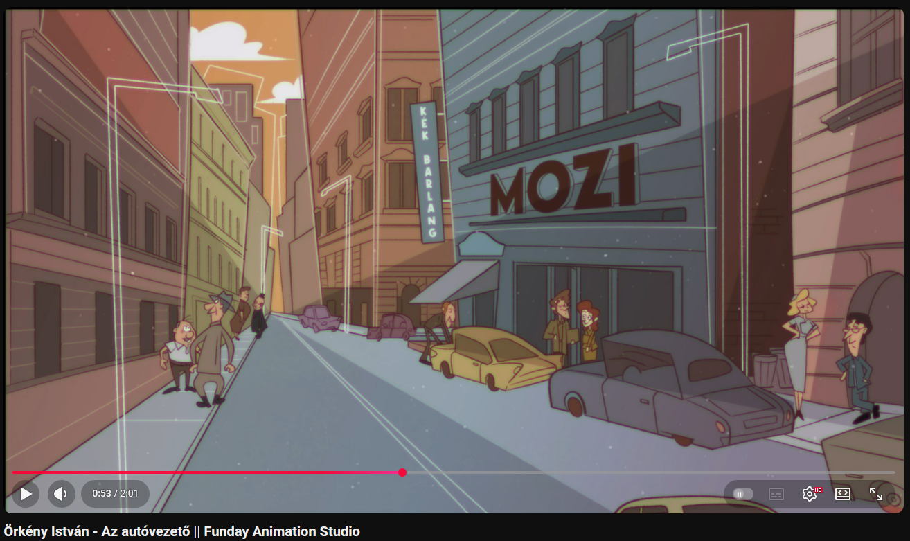 Örkény István - Az autóvezető - YouTube screenshot